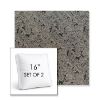 Picture of Mahalo Equinox | Set of 2 | 16" Sunbrella Boxed Square Outdoor Throw Pillows with Premium Inserts
