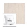 Picture of Nova Glimmer | Set of 2 | 16" Sunbrella Boxed Square Outdoor Throw Pillows with Premium Inserts