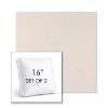 Picture of Nuance Cloud | Set of 2 | 16" Sunbrella Boxed Square Outdoor Throw Pillows with Premium Inserts
