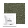 Picture of Odette Fern | Set of 2 | 16" Sunbrella Boxed Square Outdoor Throw Pillows with Premium Inserts
