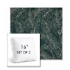 Picture of Palma Canopy | Set of 2 | 16" Sunbrella Boxed Square Outdoor Throw Pillows with Premium Inserts