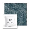 Picture of Palma Renew | Set of 2 | 16" Sunbrella Boxed Square Outdoor Throw Pillows with Premium Inserts