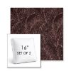 Picture of Palma Sangria | Set of 2 | 16" Sunbrella Boxed Square Outdoor Throw Pillows with Premium Inserts