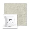 Picture of Poros Sage | Set of 2 | 16" Sunbrella Boxed Square Outdoor Throw Pillows with Premium Inserts
