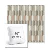 Picture of Precise Fawn | Set of 2 | 16" Sunbrella Boxed Square Outdoor Throw Pillows with Premium Inserts
