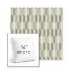 Picture of Precise Spring | Set of 2 | 16" Sunbrella Boxed Square Outdoor Throw Pillows with Premium Inserts