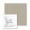 Picture of Refresh Hedge | Set of 2 | 16" Sunbrella Boxed Square Outdoor Throw Pillows with Premium Inserts