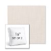 Picture of Replay Caramel | Set of 2 | 16" Sunbrella Boxed Square Outdoor Throw Pillows with Premium Inserts