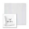 Picture of Replay Sky | Set of 2 | 16" Sunbrella Boxed Square Outdoor Throw Pillows with Premium Inserts
