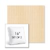 Picture of Replay Straw | Set of 2 | 16" Sunbrella Boxed Square Outdoor Throw Pillows with Premium Inserts