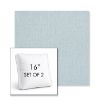 Picture of Ritsy Sky | Set of 2 | 16" Sunbrella Boxed Square Outdoor Throw Pillows with Premium Inserts