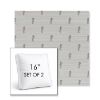 Picture of Schooner Plank | Set of 2 | 16" Sunbrella Boxed Square Outdoor Throw Pillows with Premium Inserts