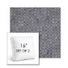 Picture of Shibori Indigo | Set of 2 | 16" Sunbrella Boxed Square Outdoor Throw Pillows with Premium Inserts