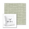 Picture of Slow Spirea | Set of 2 | 16" Sunbrella Boxed Square Outdoor Throw Pillows with Premium Inserts