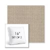 Picture of Source Oak | Set of 2 | 16" Sunbrella Boxed Square Outdoor Throw Pillows with Premium Inserts