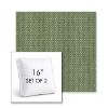Picture of Source Sencha | Set of 2 | 16" Sunbrella Boxed Square Outdoor Throw Pillows with Premium Inserts