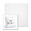 Picture of Switch Salt | Set of 2 | 16" Sunbrella Boxed Square Outdoor Throw Pillows with Premium Inserts
