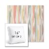 Picture of Transformation Garden | Set of 2 | 16" Sunbrella Boxed Square Outdoor Throw Pillows with Premium Inserts