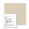 Picture of Wander Gobi | Set of 2 | 16" Sunbrella Boxed Square Outdoor Throw Pillows with Premium Inserts