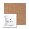 Picture of Willa Clay | Set of 2 | 16" Sunbrella Boxed Square Outdoor Throw Pillows with Premium Inserts