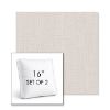Picture of Willa Cloud | Set of 2 | 16" Sunbrella Boxed Square Outdoor Throw Pillows with Premium Inserts