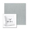 Picture of Willa Seaglass | Set of 2 | 16" Sunbrella Boxed Square Outdoor Throw Pillows with Premium Inserts