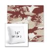 Picture of Yama Erable | Set of 2 | 16" Sunbrella Boxed Square Outdoor Throw Pillows with Premium Inserts