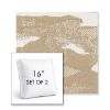 Picture of Yama Tomori | Set of 2 | 16" Sunbrella Boxed Square Outdoor Throw Pillows with Premium Inserts