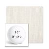 Picture of Adena Canvas | Set of 2 | 16" Sunbrella Boxed Round Outdoor Throw Pillows with Premium Inserts