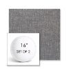 Picture of Abstraction Denim | Set of 2 | 16" Sunbrella Boxed Round Outdoor Throw Pillows with Premium Inserts
