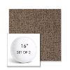 Picture of Abstraction Fossil | Set of 2 | 16" Sunbrella Boxed Round Outdoor Throw Pillows with Premium Inserts