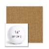 Picture of Abstraction Honey | Set of 2 | 16" Sunbrella Boxed Round Outdoor Throw Pillows with Premium Inserts