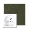 Picture of Abstraction Juniper | Set of 2 | 16" Sunbrella Boxed Round Outdoor Throw Pillows with Premium Inserts