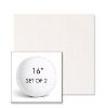 Picture of Abstraction Snow | Set of 2 | 16" Sunbrella Boxed Round Outdoor Throw Pillows with Premium Inserts