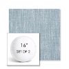 Picture of Adena Celeste | Set of 2 | 16" Sunbrella Boxed Round Outdoor Throw Pillows with Premium Inserts
