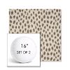 Picture of Agra Pebble | Set of 2 | 16" Sunbrella Boxed Round Outdoor Throw Pillows with Premium Inserts