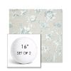 Picture of Ariana Dew | Set of 2 | 16" Sunbrella Boxed Round Outdoor Throw Pillows with Premium Inserts