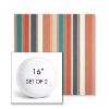 Picture of Ascend Punch | Set of 2 | 16" Sunbrella Boxed Round Outdoor Throw Pillows with Premium Inserts