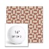 Picture of Assemble Clay | Set of 2 | 16" Sunbrella Boxed Round Outdoor Throw Pillows with Premium Inserts