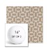 Picture of Assemble Sand | Set of 2 | 16" Sunbrella Boxed Round Outdoor Throw Pillows with Premium Inserts