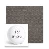 Picture of Blend Coal | Set of 2 | 16" Sunbrella Boxed Round Outdoor Throw Pillows with Premium Inserts