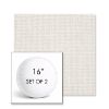 Picture of Bliss Linen | Set of 2 | 16" Sunbrella Boxed Round Outdoor Throw Pillows with Premium Inserts