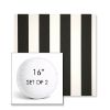 Picture of Cabana Classic | Set of 2 | 16" Sunbrella Boxed Round Outdoor Throw Pillows with Premium Inserts