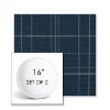 Picture of Camper Wild Blueberry | Set of 2 | 16" Sunbrella Boxed Round Outdoor Throw Pillows with Premium Inserts