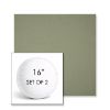 Picture of Canvas Almond | Set of 2 | 16" Sunbrella Boxed Round Outdoor Throw Pillows with Premium Inserts
