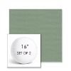 Picture of Canvas Celadon | Set of 2 | 16" Sunbrella Boxed Round Outdoor Throw Pillows with Premium Inserts
