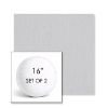 Picture of Canvas Marble | Set of 2 | 16" Sunbrella Boxed Round Outdoor Throw Pillows with Premium Inserts