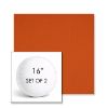 Picture of Canvas Pumpkin | Set of 2 | 16" Sunbrella Boxed Round Outdoor Throw Pillows with Premium Inserts