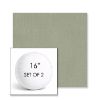Picture of Canvas Seasalt | Set of 2 | 16" Sunbrella Boxed Round Outdoor Throw Pillows with Premium Inserts