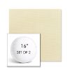 Picture of Canvas Vellum | Set of 2 | 16" Sunbrella Boxed Round Outdoor Throw Pillows with Premium Inserts